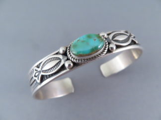 Royston Turquoise Cuff Bracelet by Albert Jake