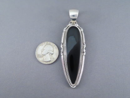 Artie Yellowhorse Pendant with Onyx