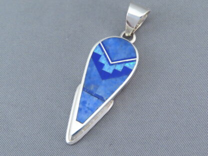 Multi-Stone Inlay Pendant with Lapis & Opal