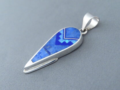 Multi-Stone Inlay Pendant with Lapis & Opal