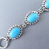 Sleeping Beauty Turquoise Link Bracelet by Artie Yellowhorse