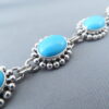 Sleeping Beauty Turquoise Link Bracelet by Artie Yellowhorse