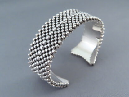 Impressive Yellowhorse Sterling Silver Cuff Bracelet