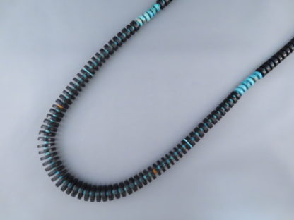 Black Jet Necklace by Lita Atencio (Santo Domingo Pueblo)