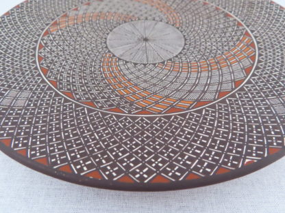 Larger Acoma Pottery Plate by Rebecca Lucario
