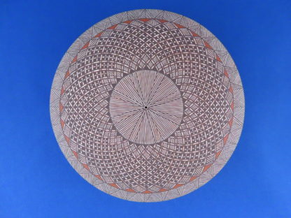 Larger Fine-Line Acoma Seed Pot by Rebecca Lucario