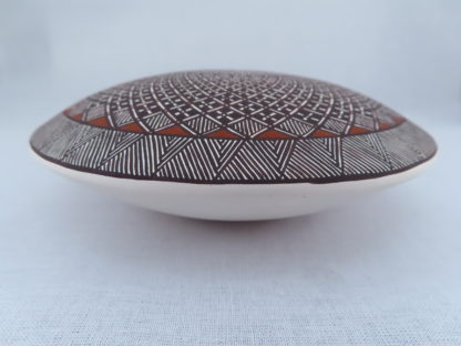 Larger Fine-Line Acoma Seed Pot by Rebecca Lucario