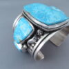 Sterling Silver & Kingman Turquoise Bracelet by Albert Jake – WOW!!
