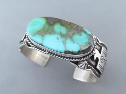Sterling Silver & Royston Turquoise Cuff Bracelet