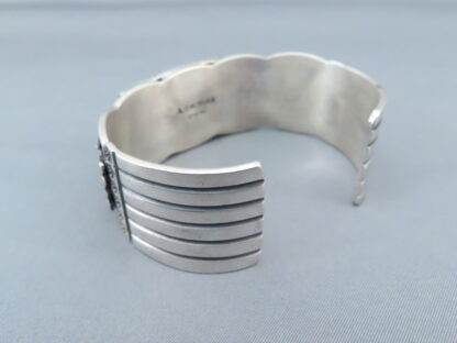 Sterling Silver & Royston Turquoise Cuff Bracelet
