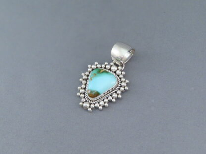 Royston Turquoise & Sterling Silver Pendant by Artie Yellowhorse