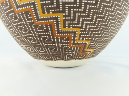Frederica Antonio Pottery with 4-design Swirl (Acoma Pueblo)
