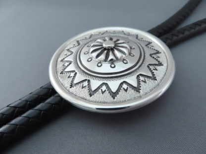 Sterling Silver Bolo Tie by Leonard Gene