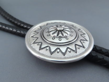 Sterling Silver Bolo Tie by Leonard Gene