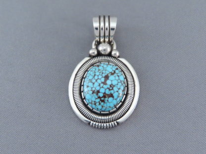 Nevada Blue Turquoise Pendant by Will Vandever