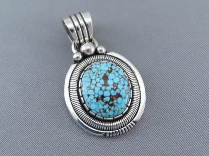 Nevada Blue Turquoise Pendant by Will Vandever