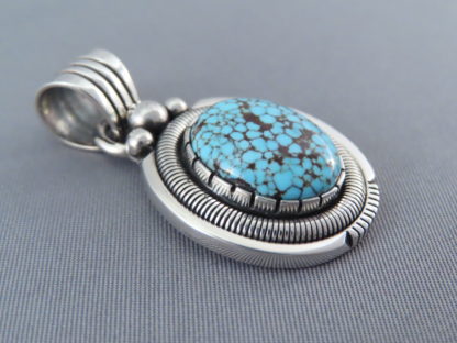 Nevada Blue Turquoise Pendant by Will Vandever