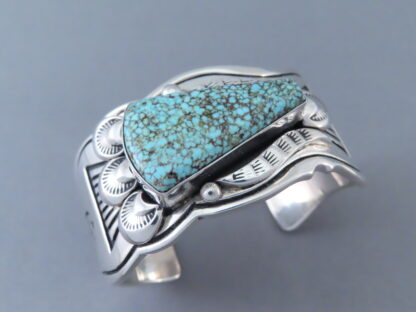 Nevada Blue Turquoise Cuff Bracelet by Steven J. Begay