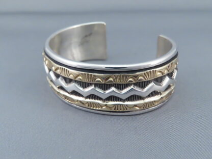 Marc Antia Silver & Gold Cuff Bracelet