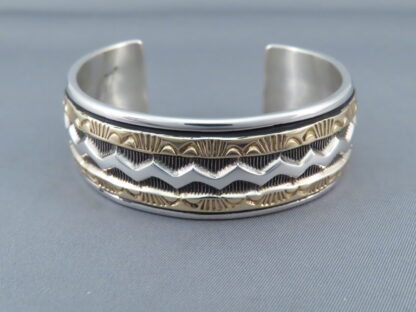 Marc Antia Silver & Gold Cuff Bracelet