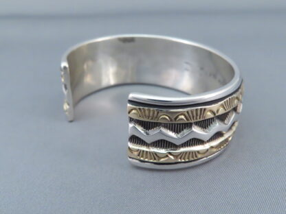 Marc Antia Silver & Gold Cuff Bracelet