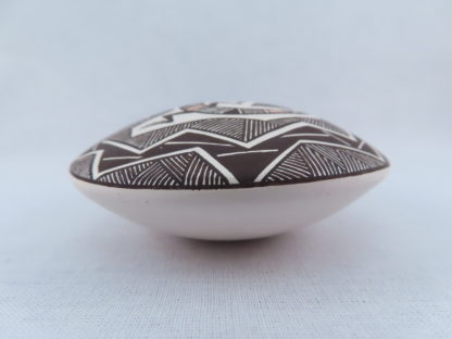 Rebecca Lucario Fine-Line Acoma Seed Pot with Geckos