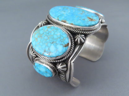 Andy Cadman Wider Kingman Turquoise Cuff Bracelet