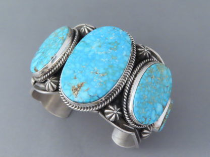 Andy Cadman Wider Kingman Turquoise Cuff Bracelet