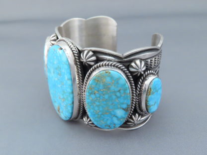 Andy Cadman Wider Kingman Turquoise Cuff Bracelet