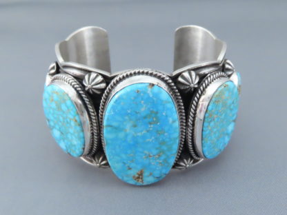 Andy Cadman Wider Kingman Turquoise Cuff Bracelet