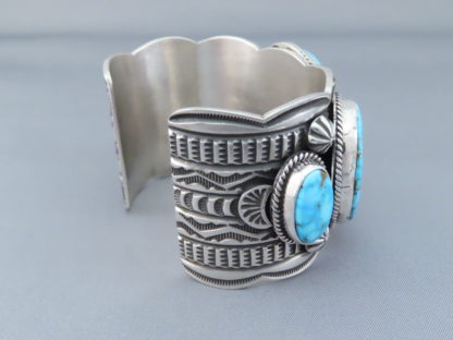 Andy Cadman Wider Kingman Turquoise Cuff Bracelet