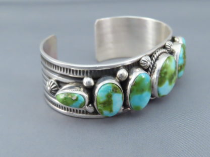 Seven-Stone Turquoise Bracelet by Albert Jake