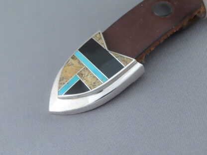 Multi-Stone Inlay Ranger Buckle Set with Turquoise