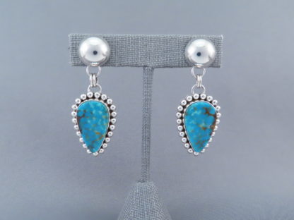 Mineral Park Turquoise Earrings by Artie Yellowhorse