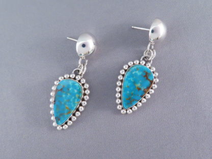 Mineral Park Turquoise Earrings by Artie Yellowhorse