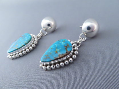 Mineral Park Turquoise Earrings by Artie Yellowhorse