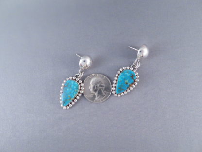 Mineral Park Turquoise Earrings by Artie Yellowhorse