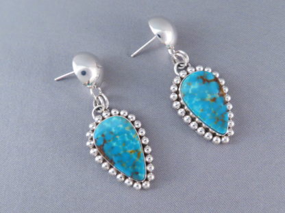Mineral Park Turquoise Earrings by Artie Yellowhorse