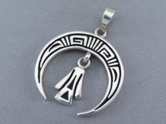 Native American Jewelry - Navajo Naja Pendant Slider by Steven J. Begay FOR SALE $295-