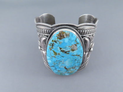 Kingman Turquoise Sterling Silver Bracelet – WOW!!