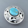 Darling Darlene Turquoise Belt Buckle by Trent Lee-Anderson