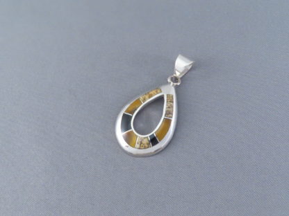 Multi-Stone Inlay Pendant – ‘Open-Drop’