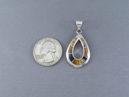 Multi-Stone Inlay Pendant – ‘Open-Drop’