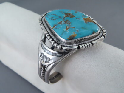 Sterling Silver Bracelet with Royston Turquoise