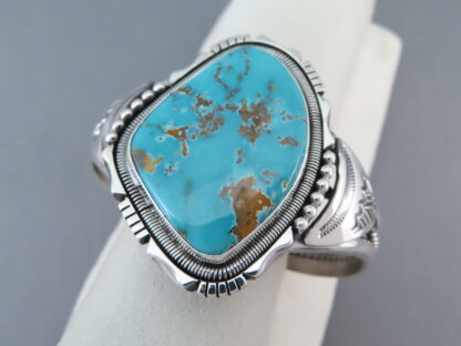 Sterling Silver Bracelet with Royston Turquoise