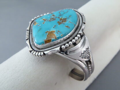 Sterling Silver Bracelet with Royston Turquoise