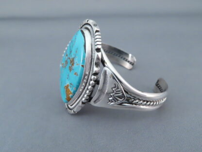 Sterling Silver Bracelet with Royston Turquoise