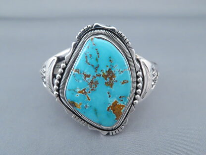 Sterling Silver Bracelet with Royston Turquoise