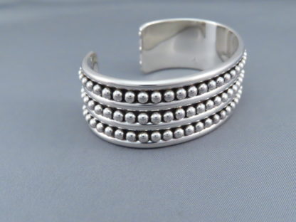 Artie Yellowhorse Sterling Silver Bracelet with Beads