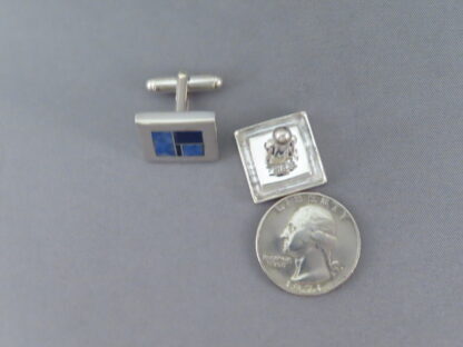 Lapis Inlay Cufflinks